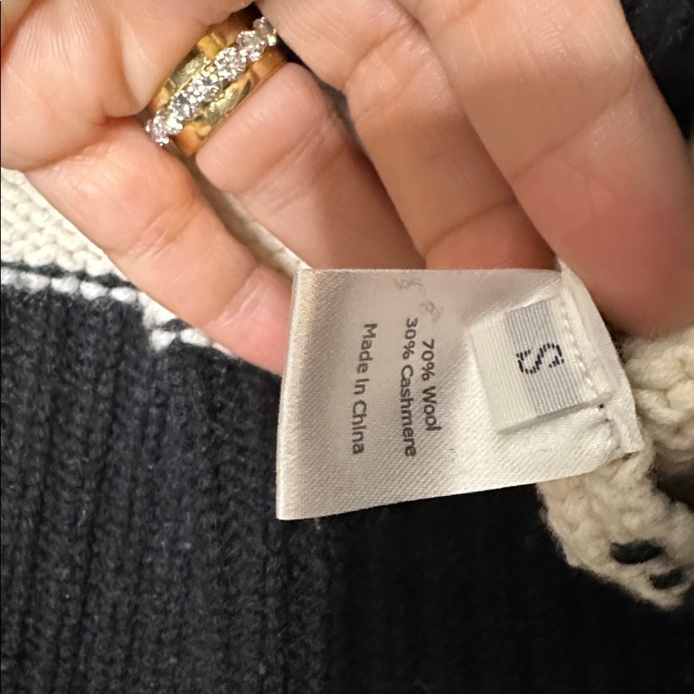 La Ligne Marin wool and cashmere Striped Sweater SzSmall - Picture 7 of 10